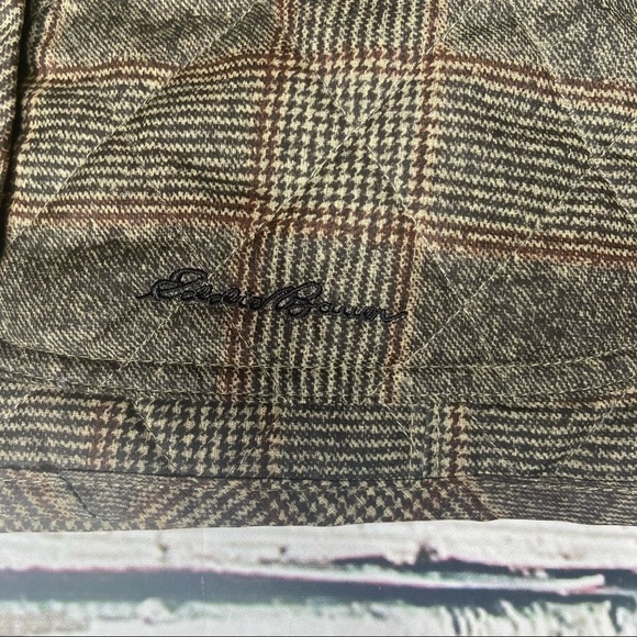 Eddie Bauer Plaid Quilted Vest Size TL - Picture 13 of 15